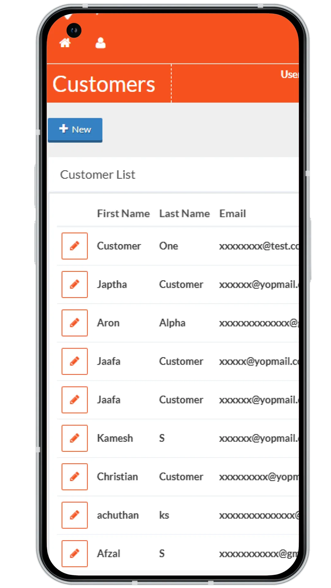 Restaurant admin dashboard