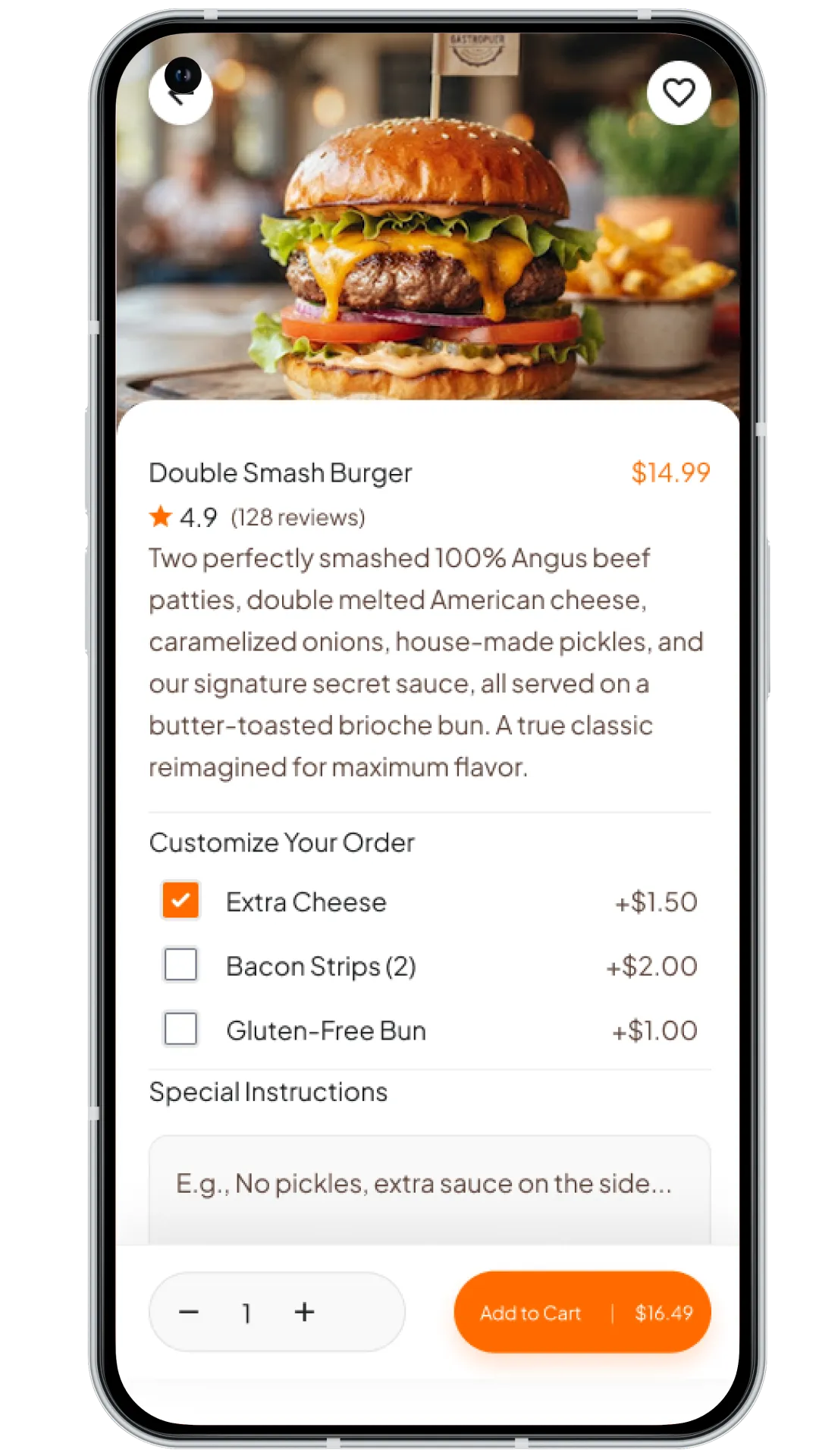 justeat clone admin app