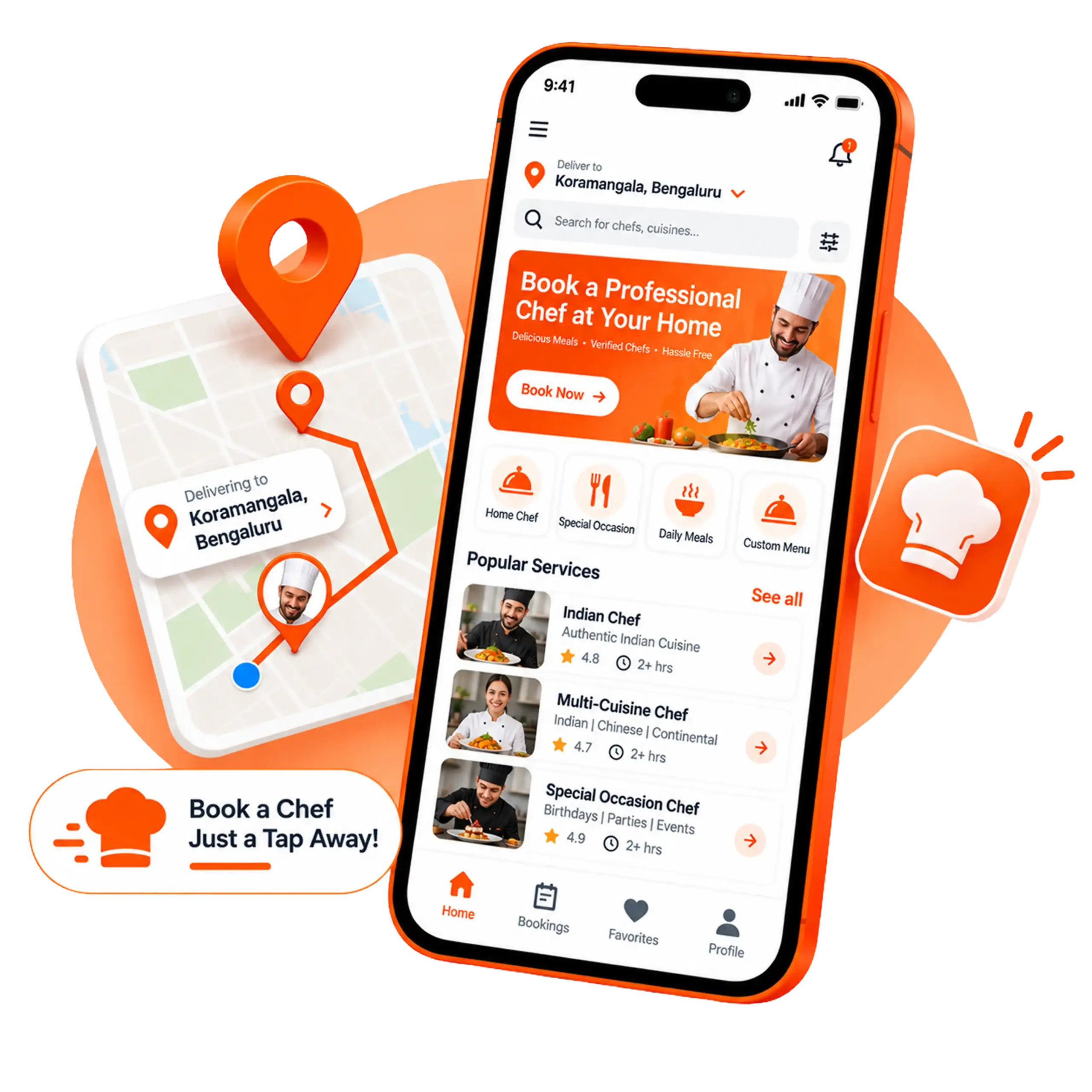chef booking app advantages