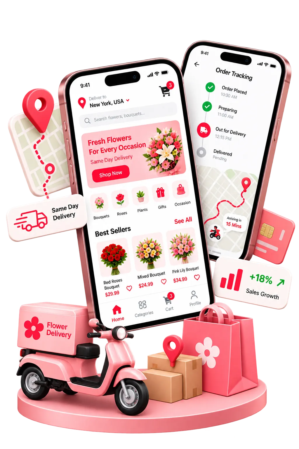 How Does Our Flower Delivery App Work
