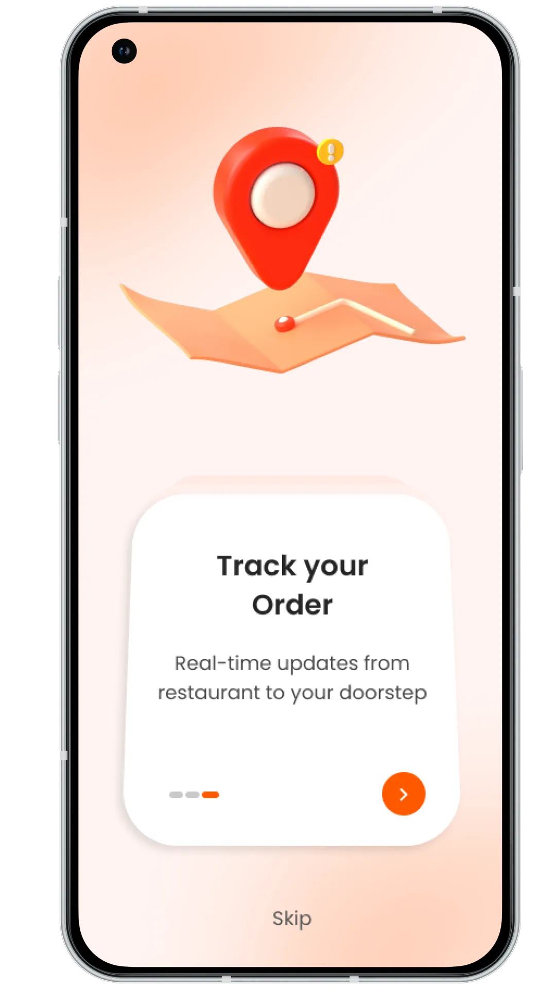 JustEat clone app track orders