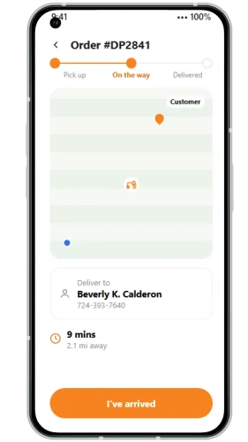 Alcohol Delivery App-delivery partner