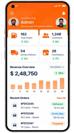 Fuel Delivery App admin